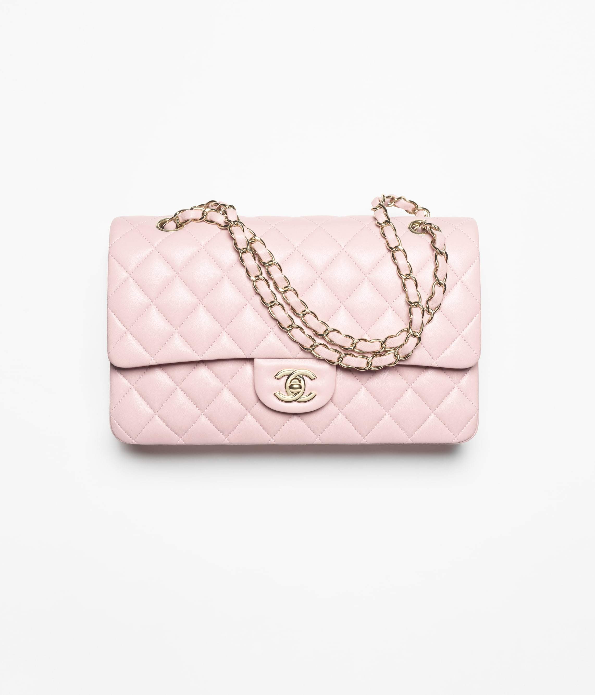 雑誌掲載！大政絢さん愛用の大人気バッグが登場！ラムスキン ピンク11.12 クラシック ハンドバッグ