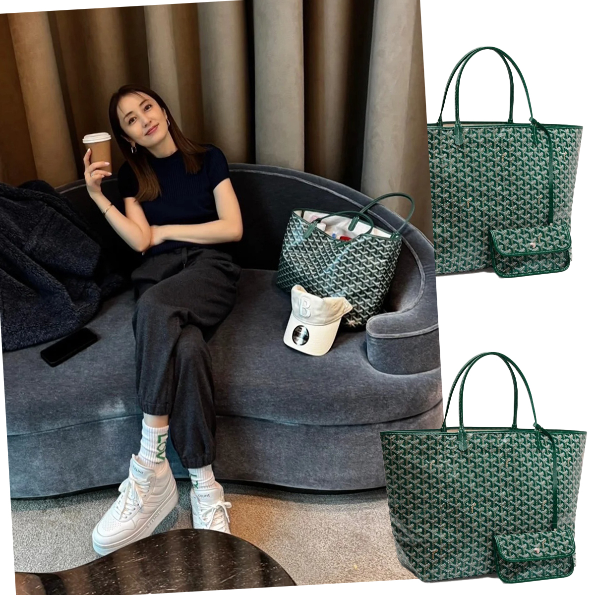 【GOYARD】サン・ルイGM バッグ ✨矢田亜希子愛用の新作バッグが登場！春夏必備のクラシックで人気のエレガントなデザイン 💫