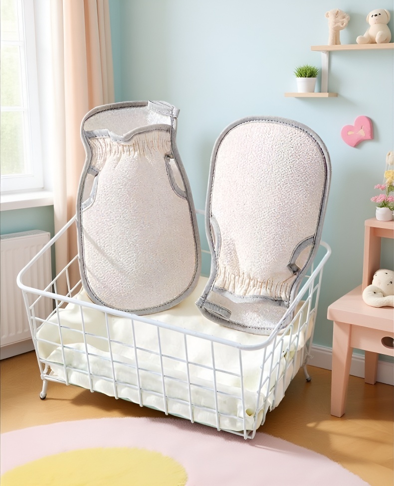 Deep Cleansing Shower Scrub Mitts for exfoliating skin
