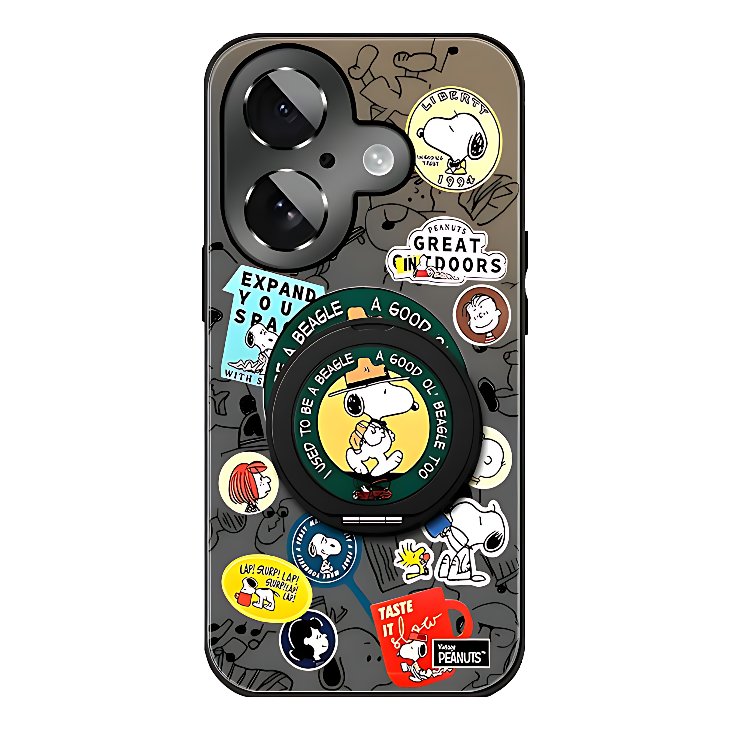 [Copy] iPhone 17 用 磁気吸着保護ケース ちいかわ MagSafe対応 スタンド機能付き 強化ガラス 高精細プリント おしゃれで可愛い 耐衝撃・耐落下 指紋防止 ストラップホール付き