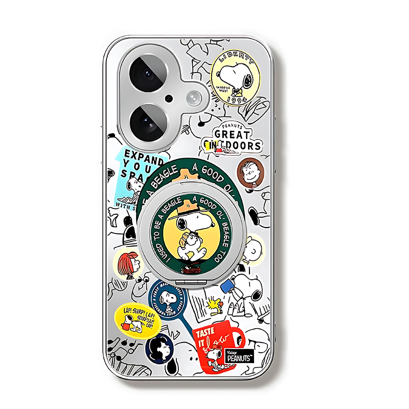 [Copy] iPhone 17 用 磁気吸着保護ケース ちいかわ MagSafe対応 スタンド機能付き 強化ガラス 高精細プリント おしゃれで可愛い 耐衝撃・耐落下 指紋防止 ストラップホール付き