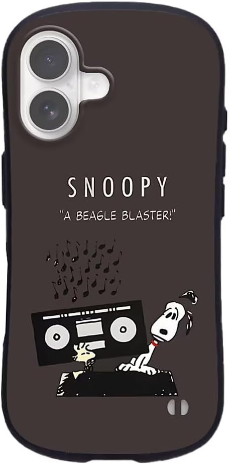 iPhone 17 用 ケース スヌーピー 磁気吸着 MagSafe対応 背部支点設計 滑り止め おしゃれ 可愛い 耐衝撃 指紋防止 ストラップホール付き