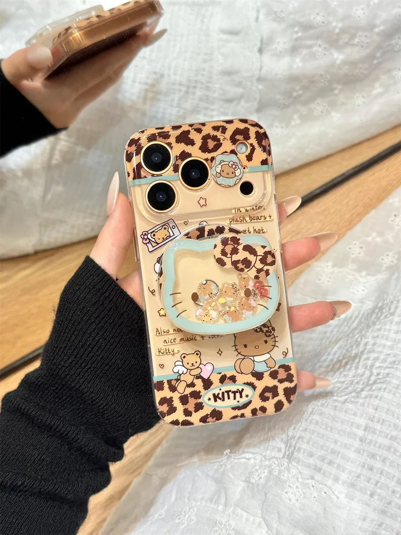 ハローキティ MagSafe スマホケース、iPhone 17 Pro Max ケース、iPhone 16 Pro Max ケース、iPhone 15 Pro ケース、iPhone 14 ケース、マグネットグリップスタンドケース