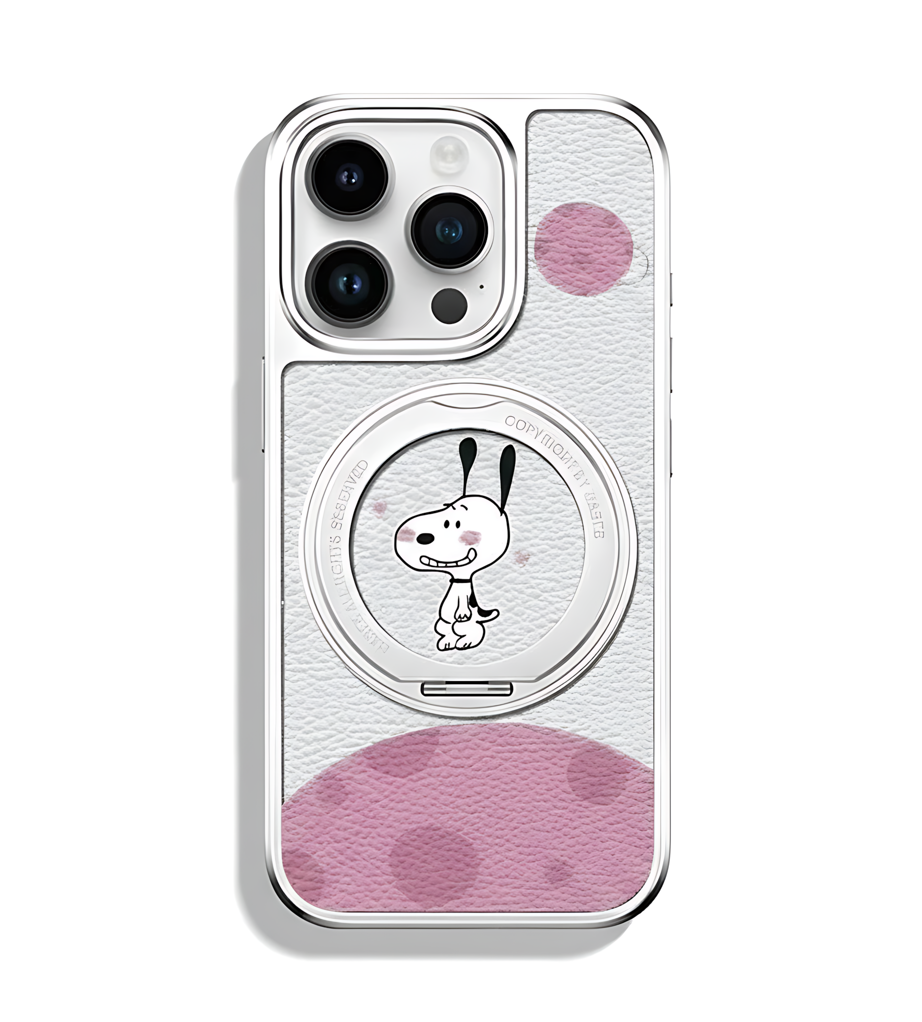 iphone 17/16 用 ケース スヌーピー iphone 15 pro plus max 17Air MagSafe対応 スエード スタンド クリア  スマホケース 全面保護 韓国 リング付き 米軍耐衝撃 ワイヤレス充電