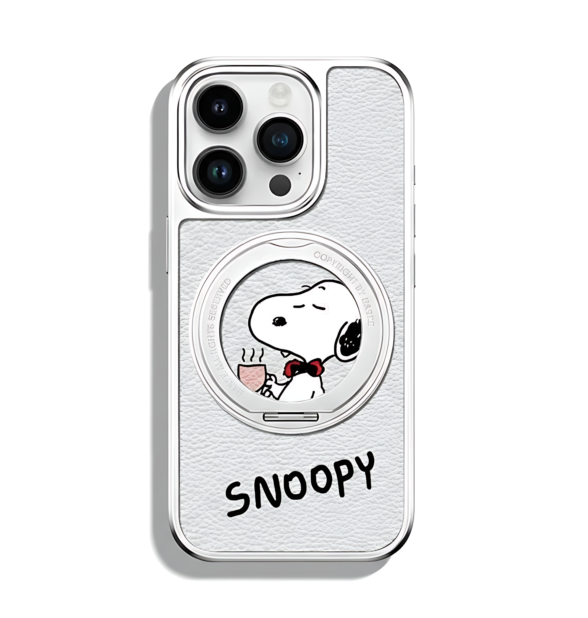 iphone 17/16/16E 用 ケース スヌーピー iphone 15 pro plus max 17Air MagSafe対応 スエード スタンド クリア  スマホケース 全面保護 韓国 リング付き 米軍耐衝撃 ワイヤレス充電