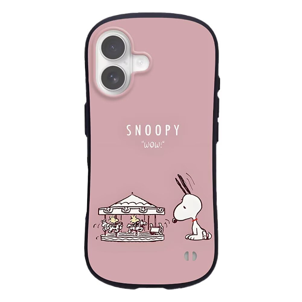 iPhone 17 用 ケース スヌーピー 磁気吸着 MagSafe対応 背部支点設計 滑り止め おしゃれ 可愛い 耐衝撃 指紋防止 ストラップホール付き
