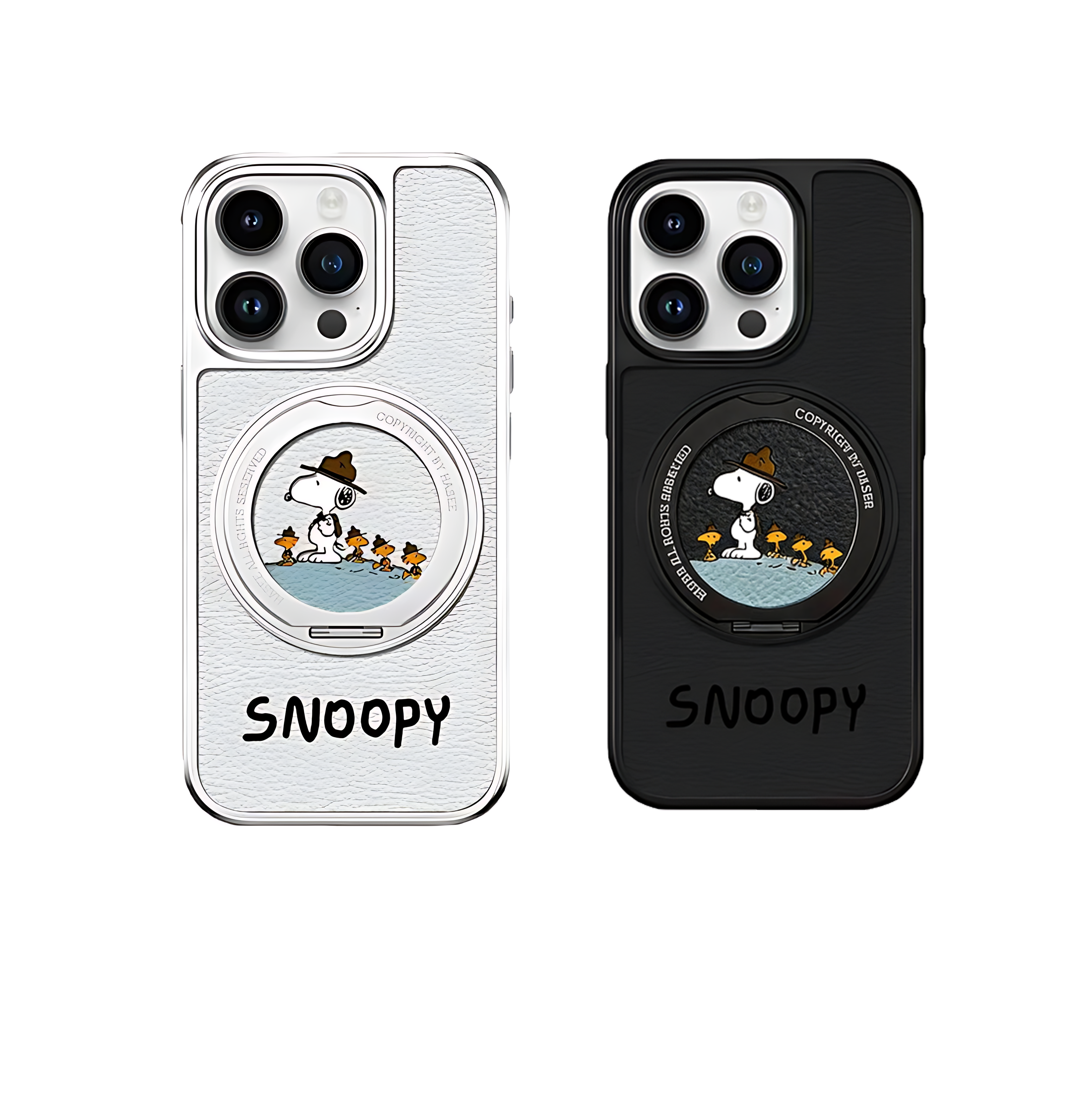  iPhone 17 用 ケース スヌーピー 磁気吸着 MagSafe対応 背部支点設計 滑り止め おしゃれ 可愛い 耐衝撃 指紋防止 ストラップホール付き