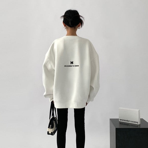 英字ロゴルーズトレーナー（3COLOR）AT1205