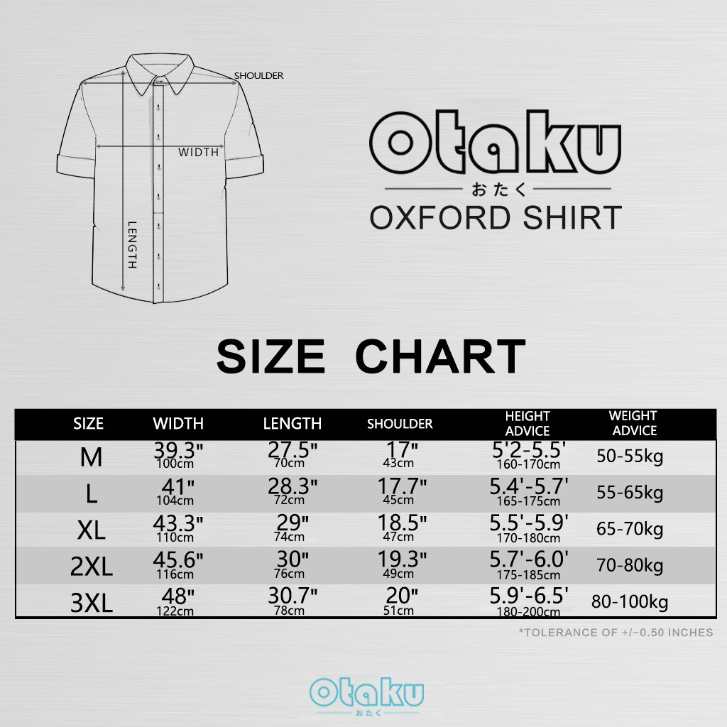 OTAKU Polo Shirt Oxford Cotton Short Sleeve Leisure For Men Plus Size Plain With Pocket