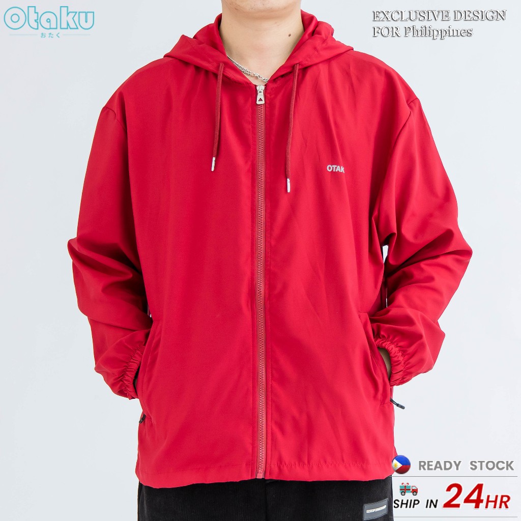 OTAKU Bomber Jacket For Men Korean Style Windbreaker Motorcycle Jackets Casual Formal Hoodie Jacket