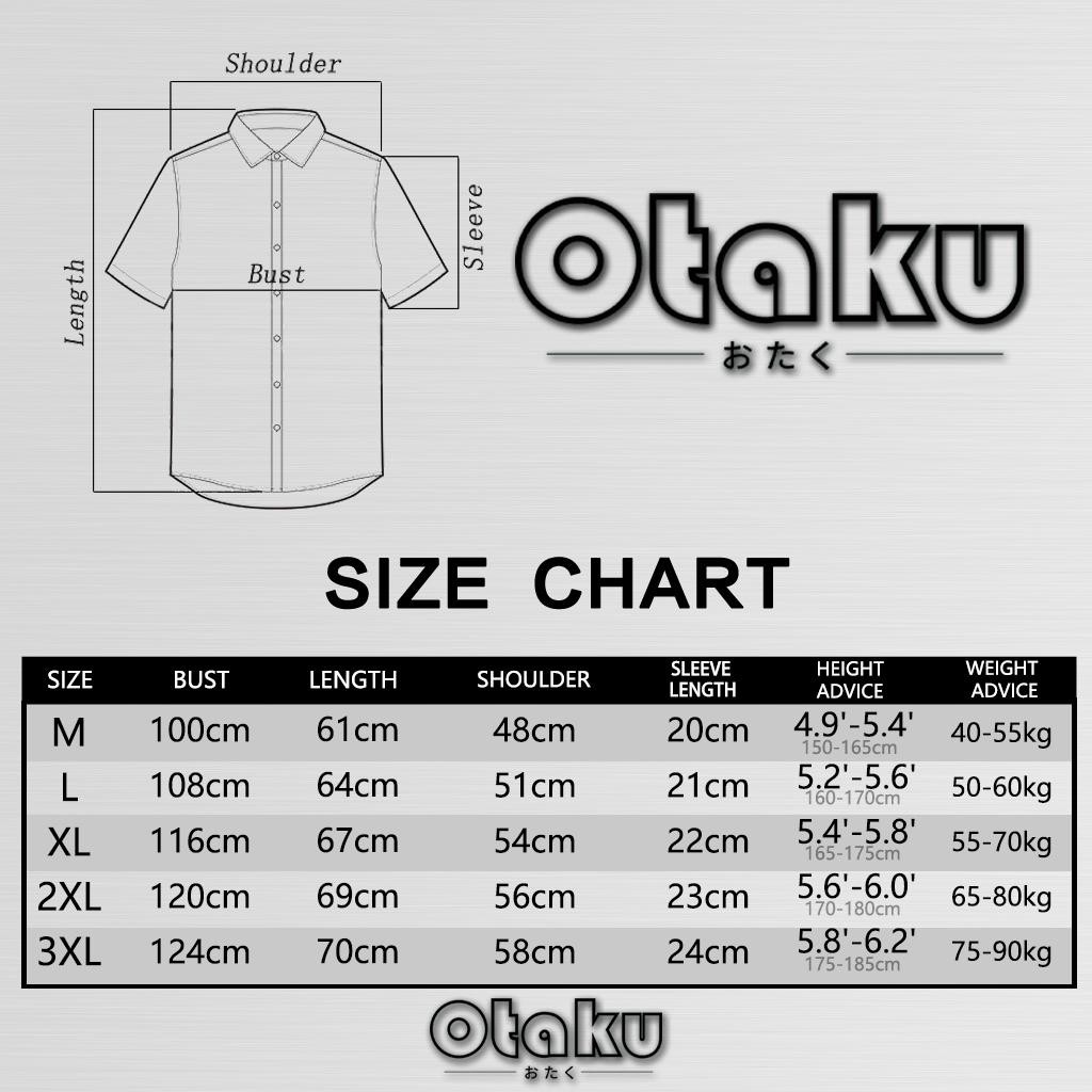 OTAKU Plaid Shirt For Men short Sleeved Unisex Flannel Fashion Shirt Lapel Neck Top With Pocket