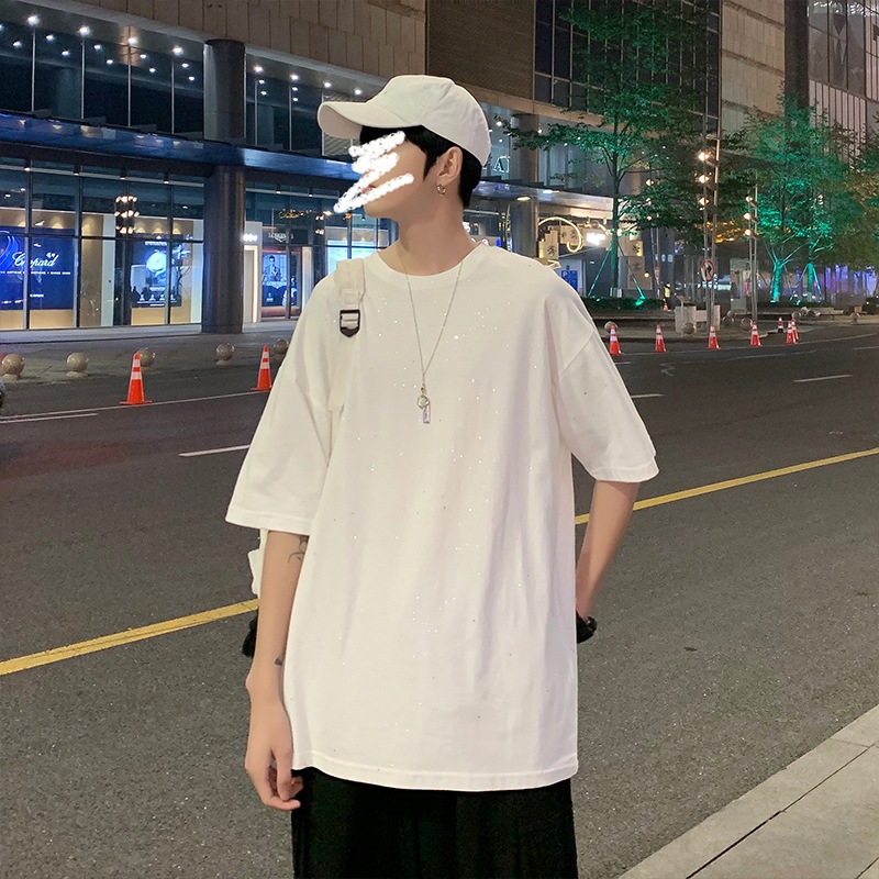 Otaku Men’s T-shirt Korean Street fashion Star Printed Tshirt For Men Unisex Polo Shirts Men's Tops