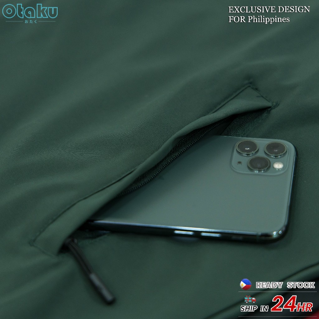 OTAKU Bomber Jacket For Men Korean Style Windbreaker Motorcycle Jackets Casual Formal Hoodie Jacket