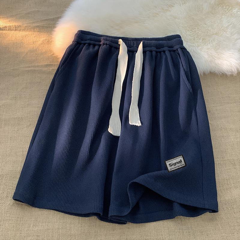 Otaku Men's Premiun Shorts Pants 220g Trendy Corduroy Shorts With Back Pocket For Men Casual Sport