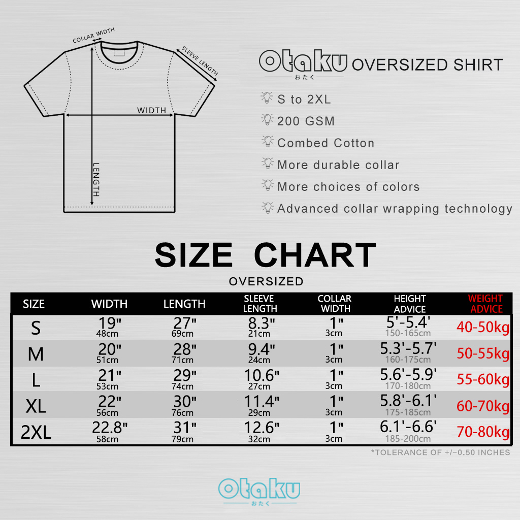 OTAKU Oversized T-Shirt For Men Waffle Fake Two Piece Plain Women Pro Club Shirt