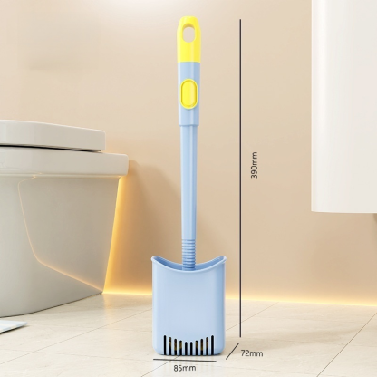 2-in-1 suction cup liquid-filling toilet brush