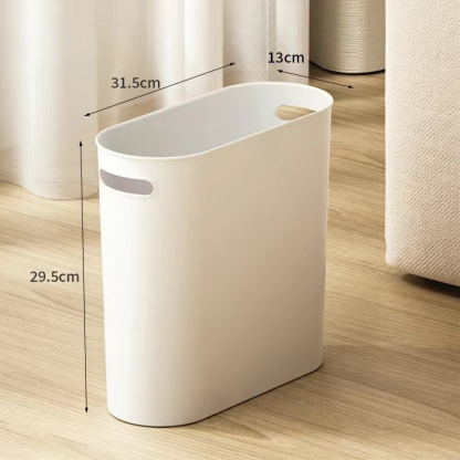 Household Press Top Trash Can for Tight Spaces