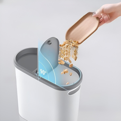 Household Press Top Trash Can for Tight Spaces