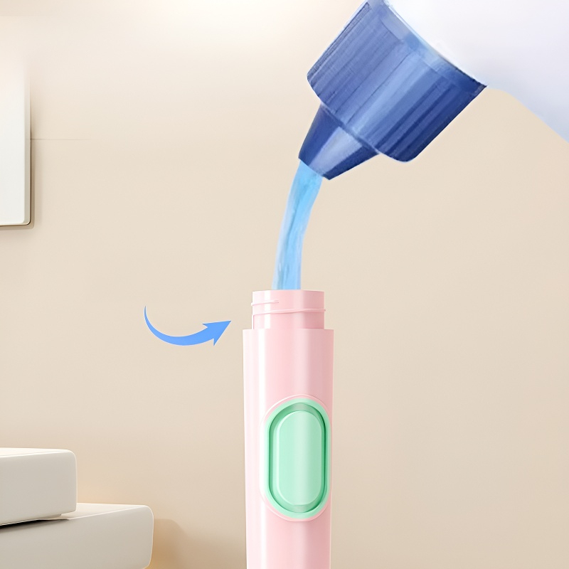 2-in-1 suction cup liquid-filling toilet brush