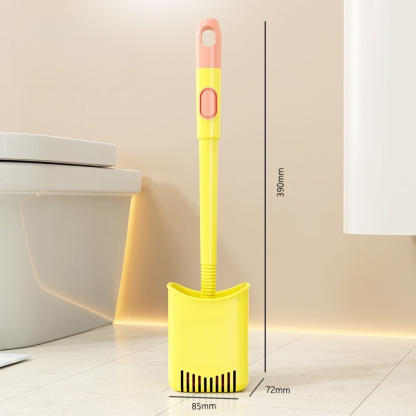 2-in-1 suction cup liquid-filling toilet brush