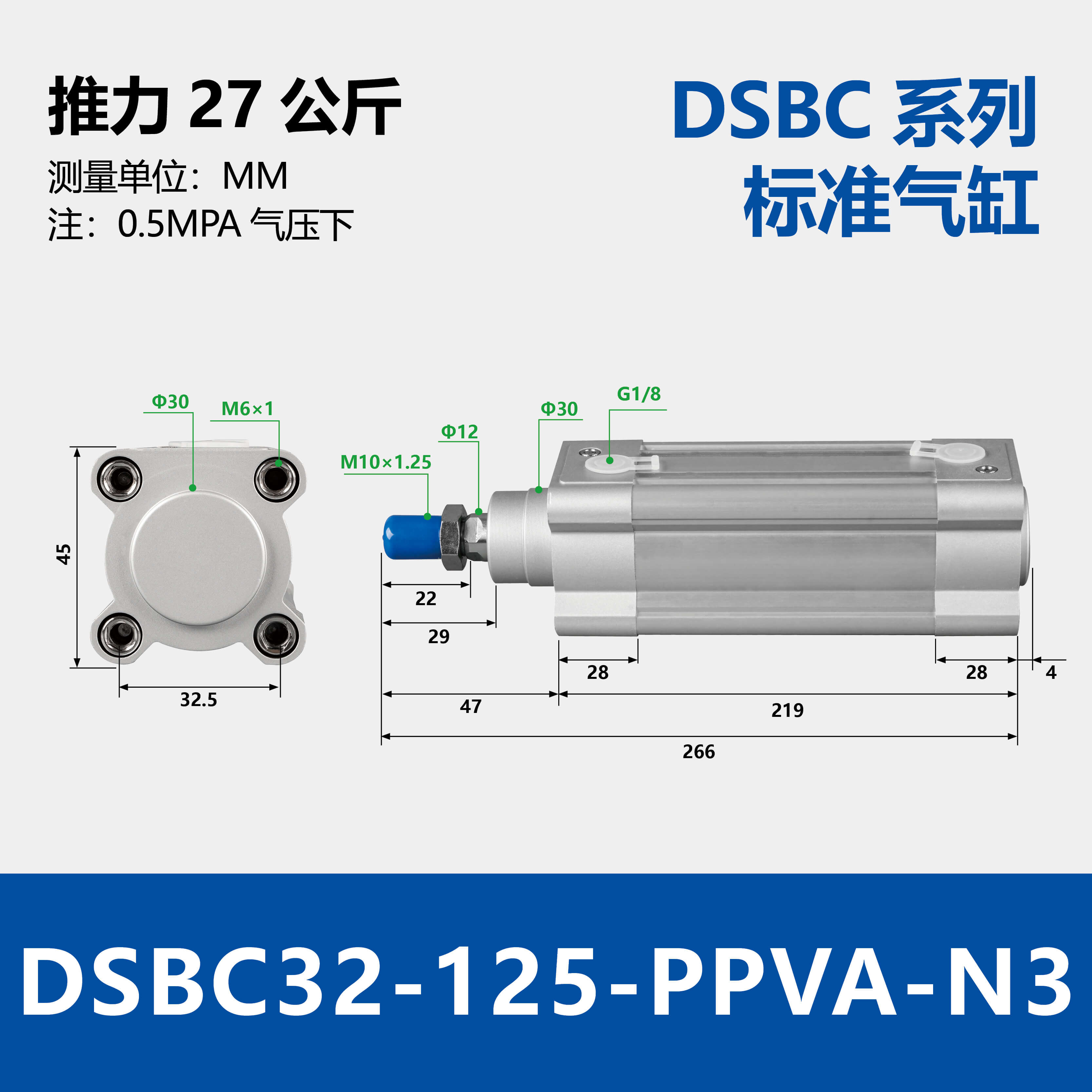 DSBC Compact Standard Cylinder