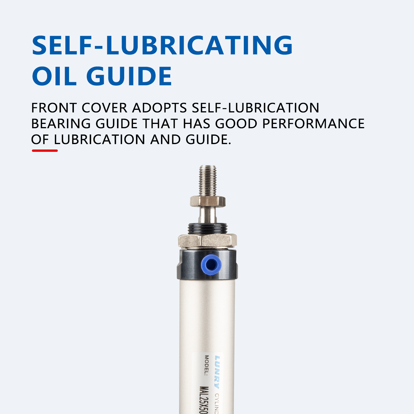 MAL Double Acting Aluminum barre mini Cylinder