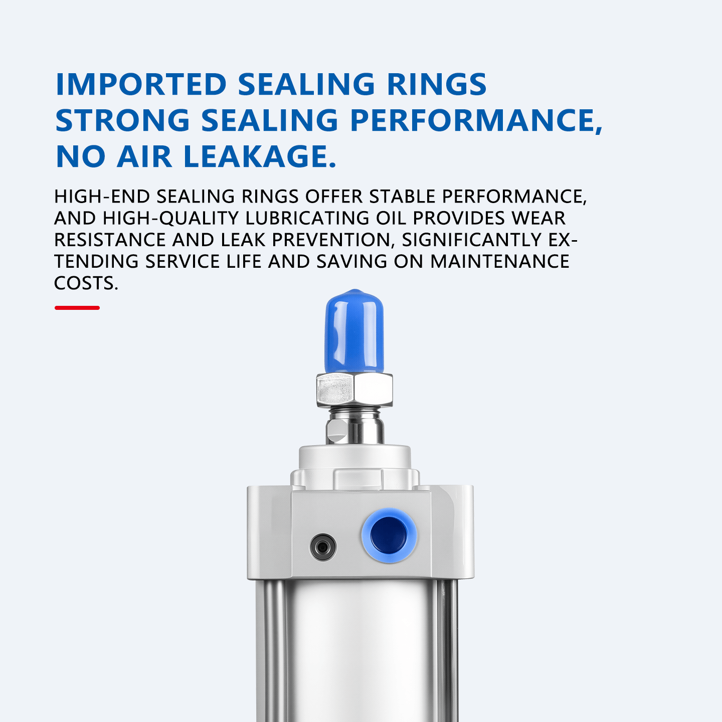 MBB Standard Air Cylinder Double Acting Single Rod End Lock