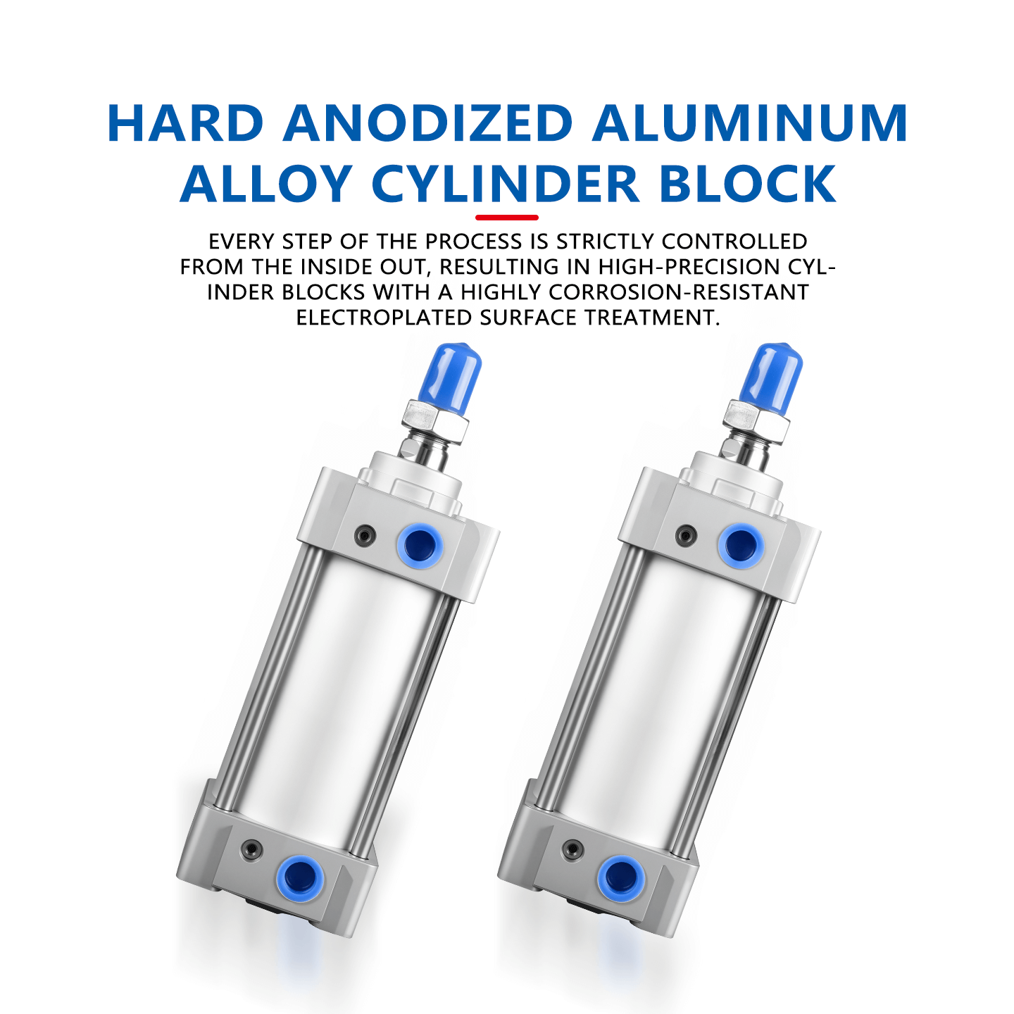 MBB Standard Air Cylinder Double Acting Single Rod End Lock