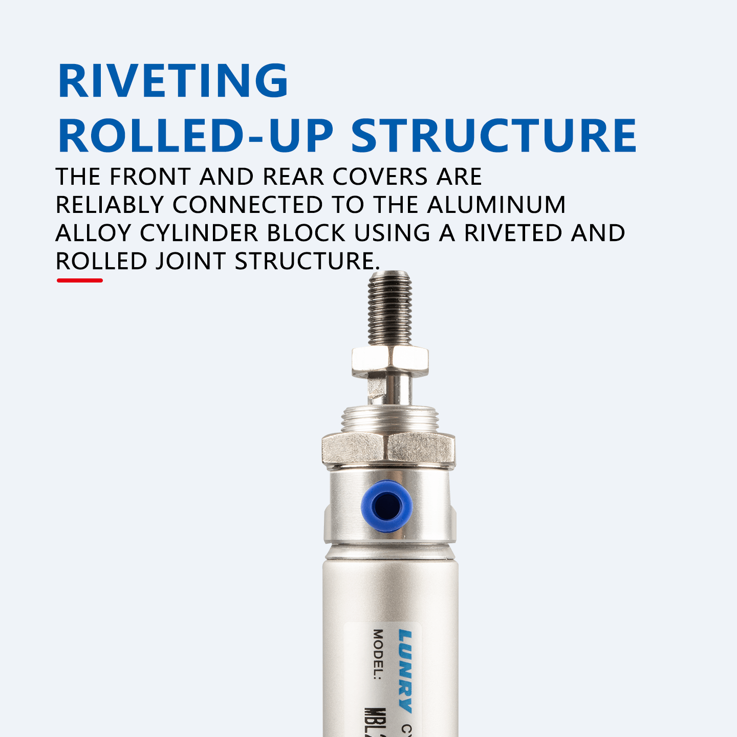 MBL Double Acting Aluminum barre mini Cylinder