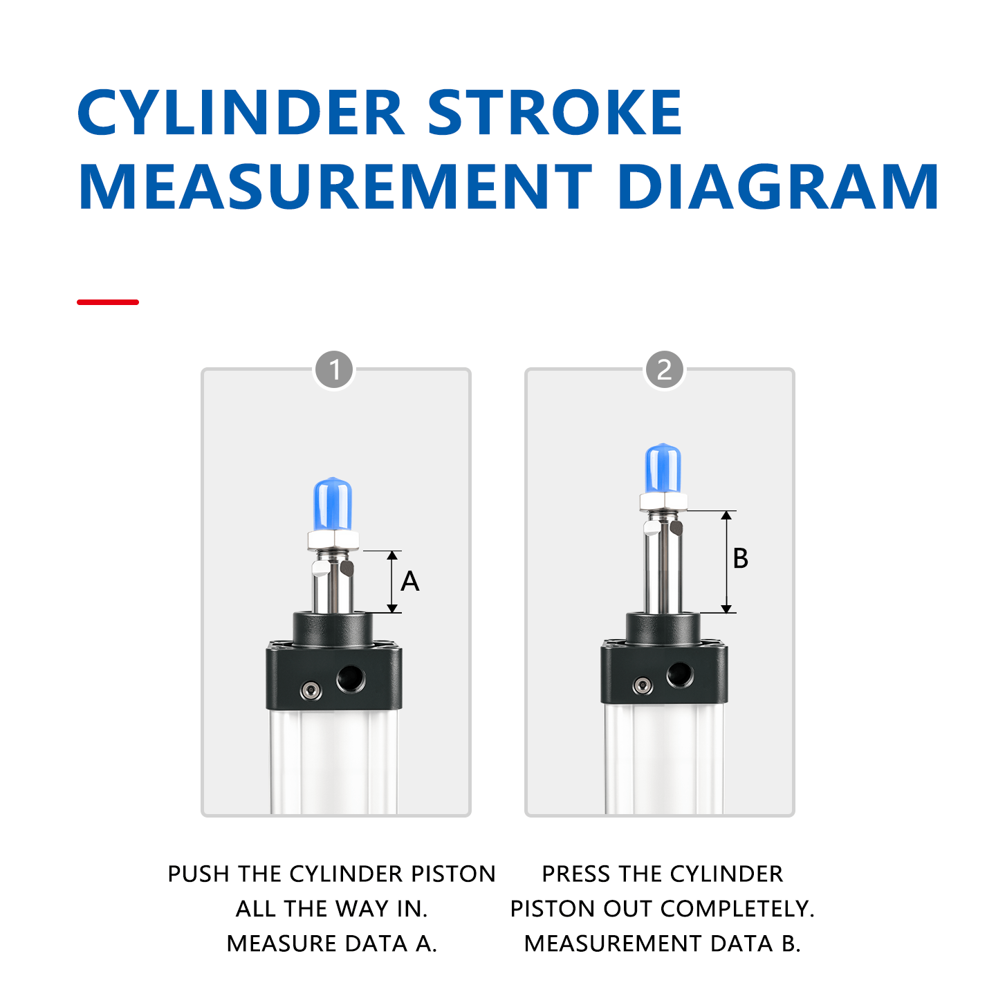 SAU Double Acting Standard Cylinder(SU upgraded version)