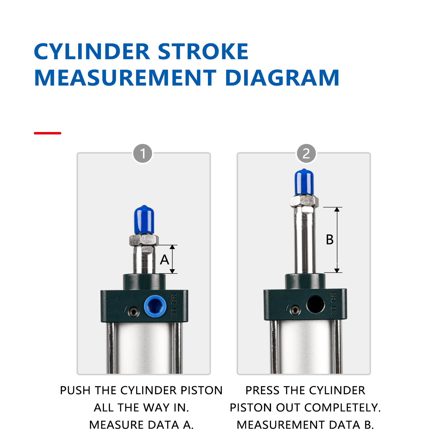 SC Aluminium Double Acting Standard Pneumatic Cylinder