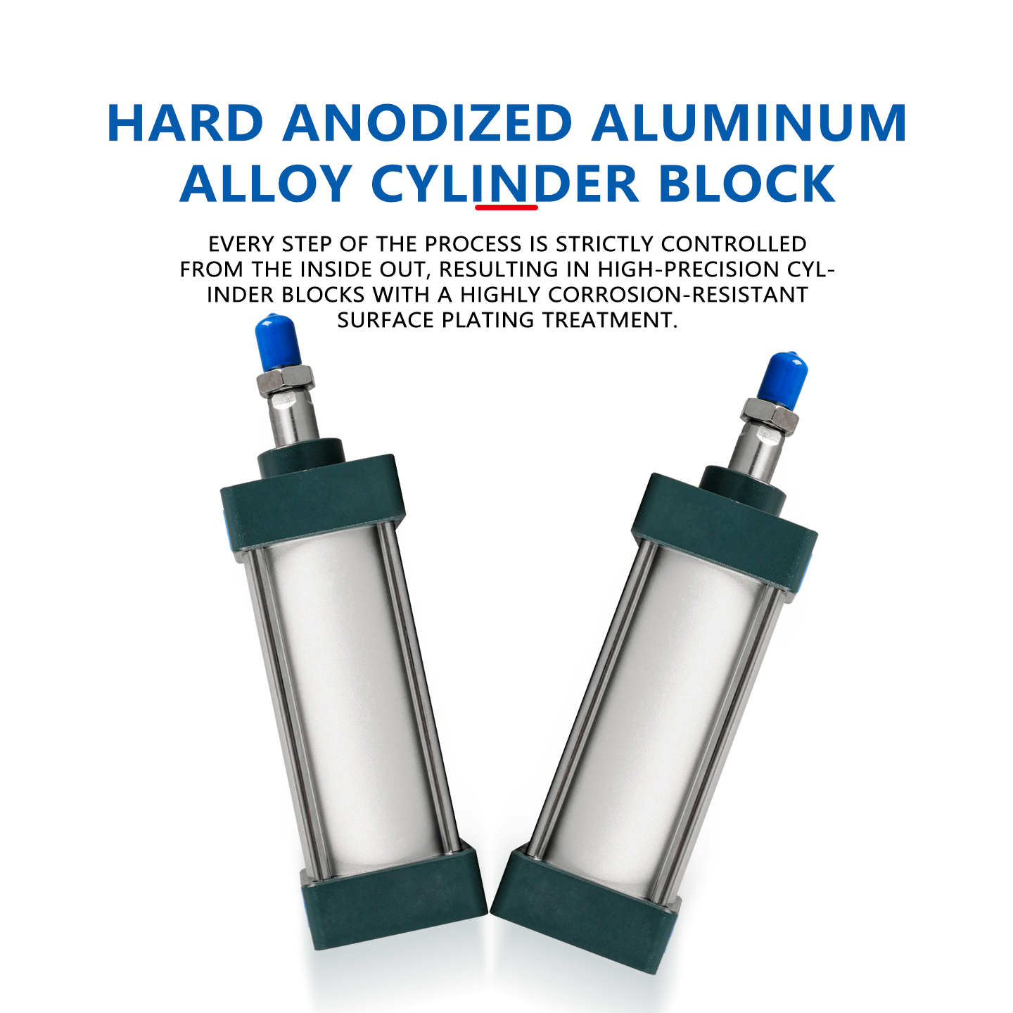 SC Aluminium Double Acting Standard Pneumatic Cylinder