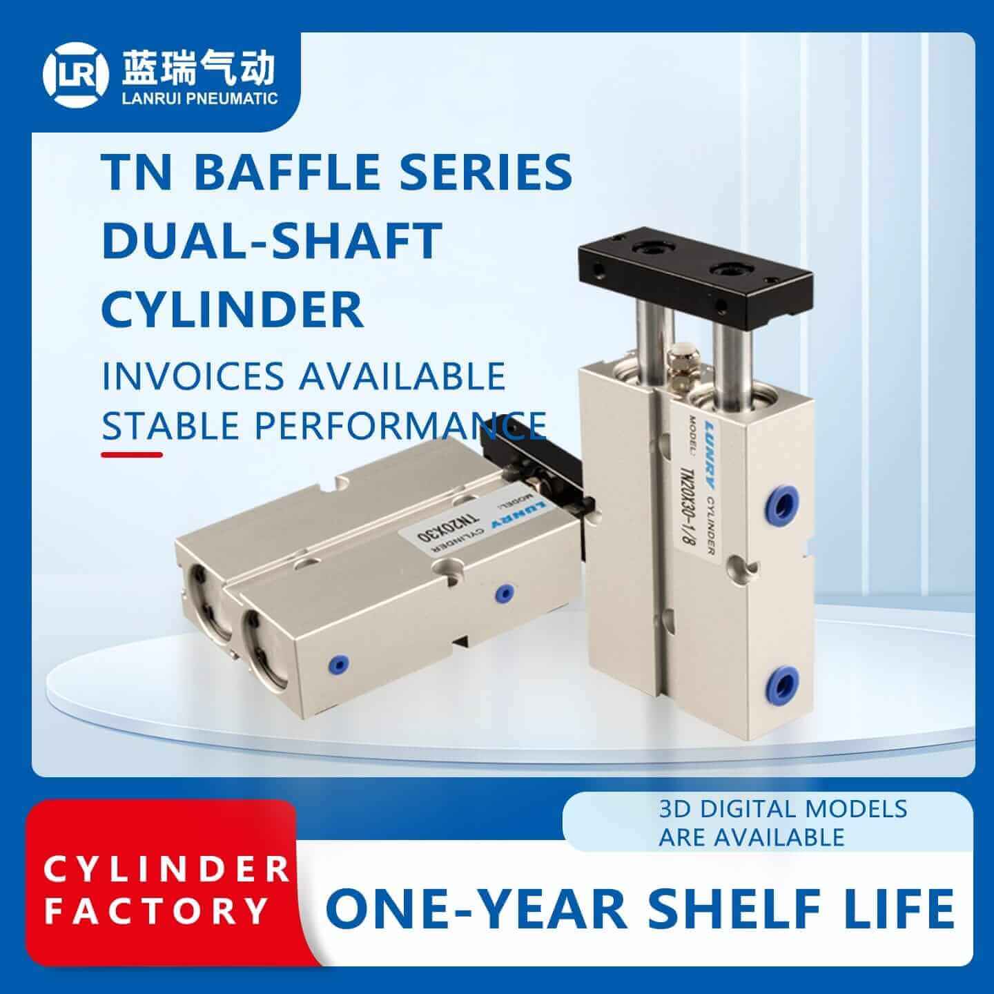 TN Double Rod Cylinder