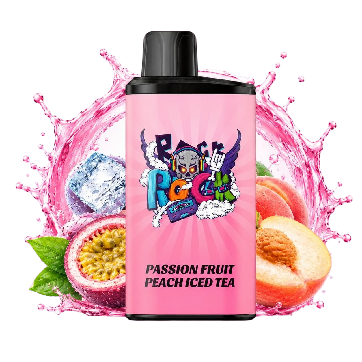 Passion Fruit Peach Iced Tea