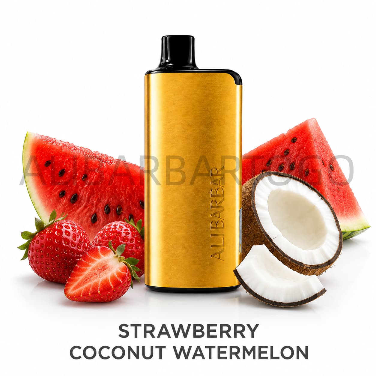 Alibarbar Ingot 9000 Strawberry Coconut Watermelon (Non-rechargeable)