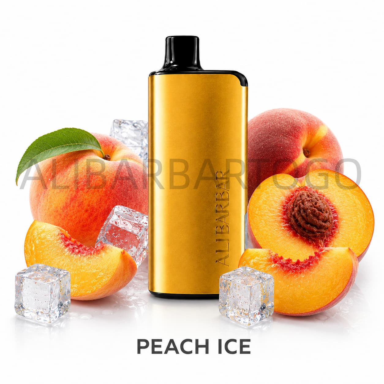 Alibarbar Ingot 9000 Peach Ice (Non-rechargeable)