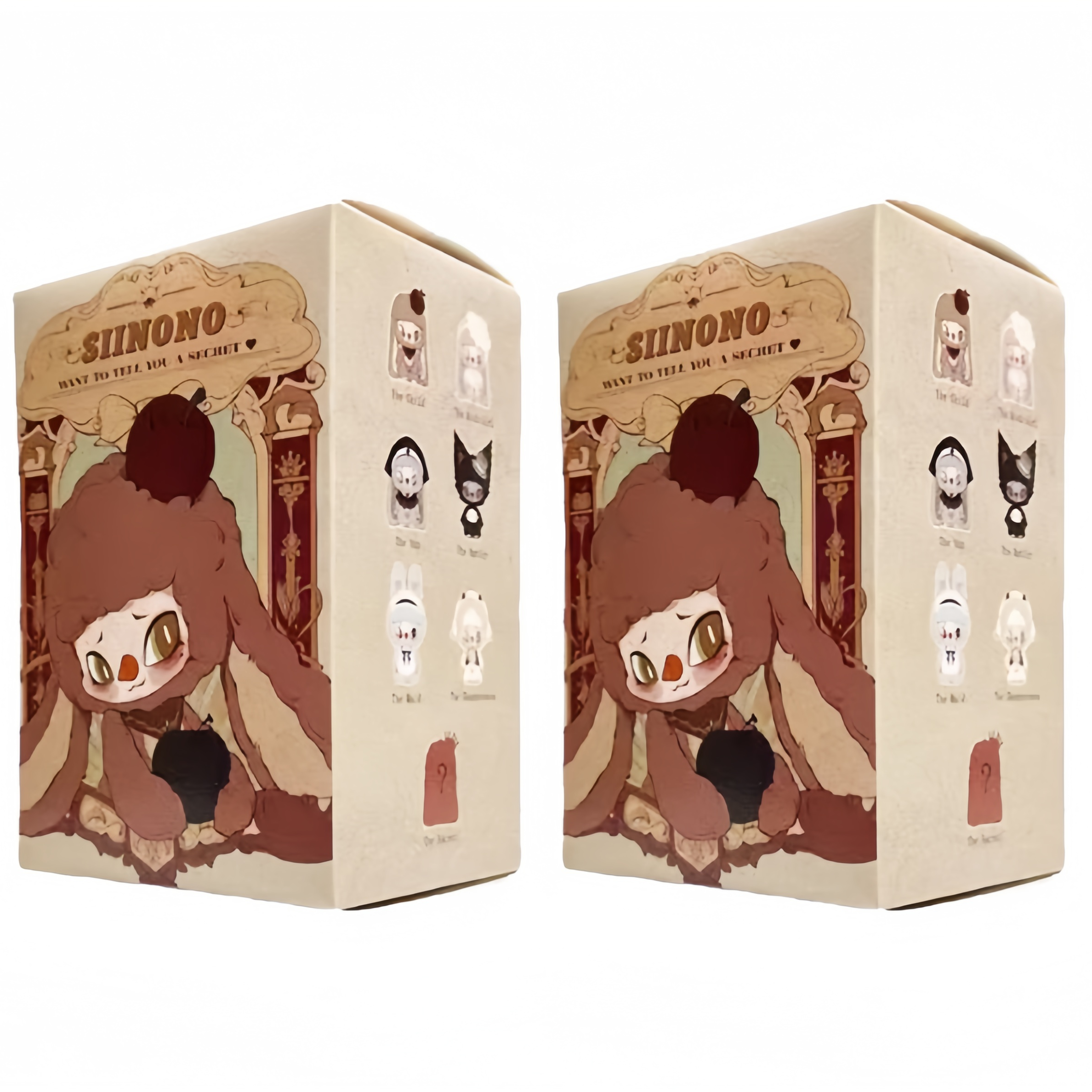 WLFTOYS SIINONO あなたにだけ教える秘密 シリーズ ファッションぬいぐるみインテリアオブジェ 開封後の返品は承りません