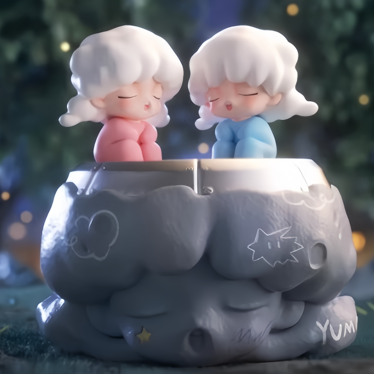 WLFTOYS YUMO 雲夢童心島シリーズ ホームインテリアオブジェ 開封後の返品は受け付けておりません