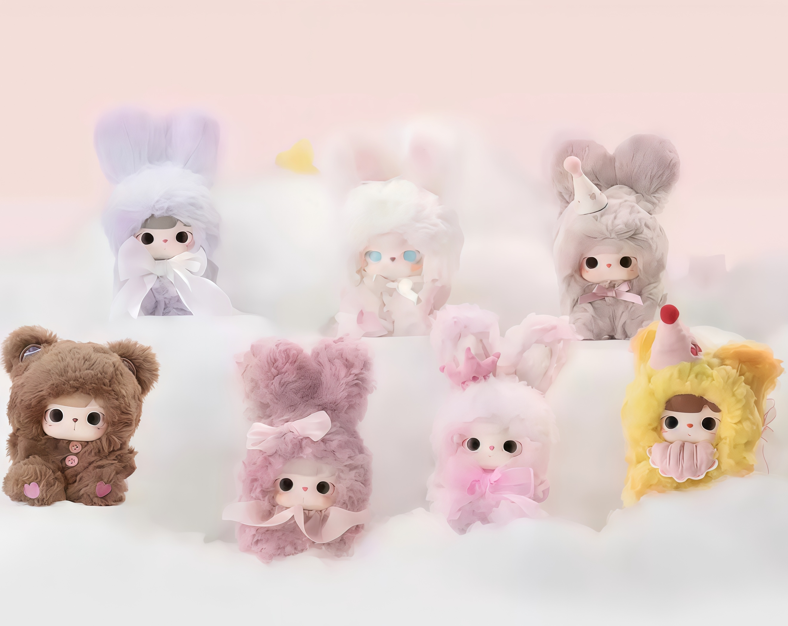 WLFTOYS 兎兎熊 心動 N 乗 家庭用モコモコ小置物  開封後返品不可