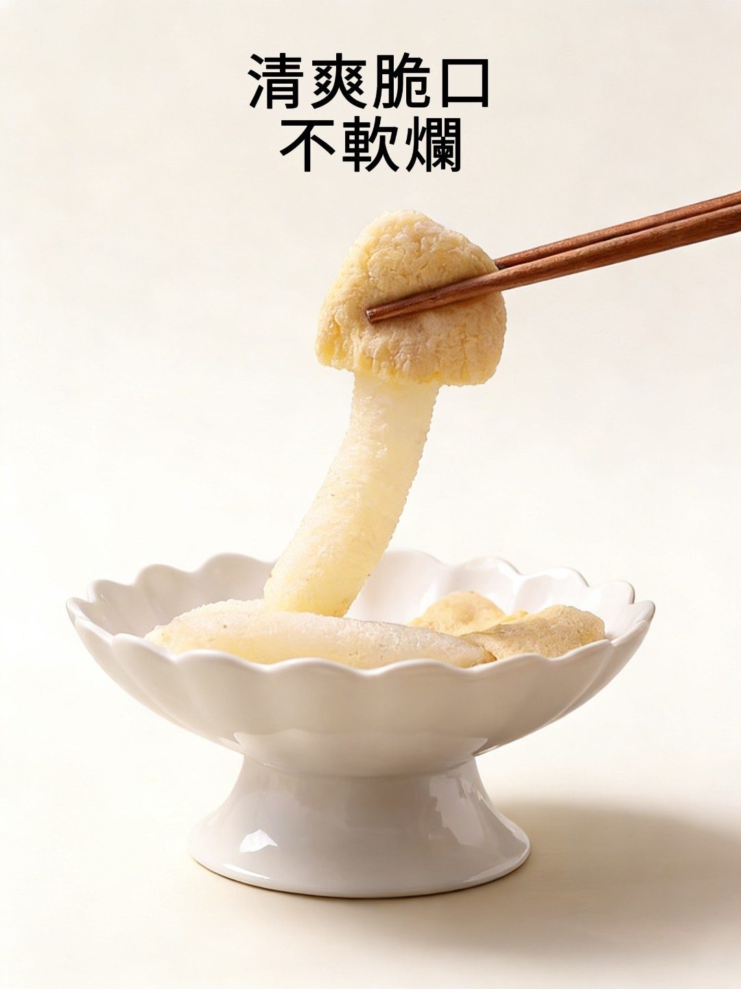 竹笙清爽口感展示