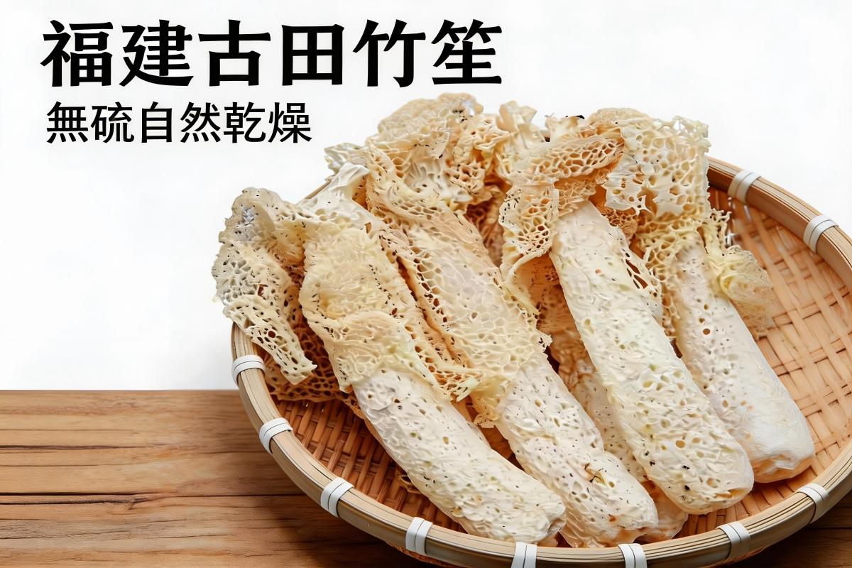 福建古田帶裙竹笙