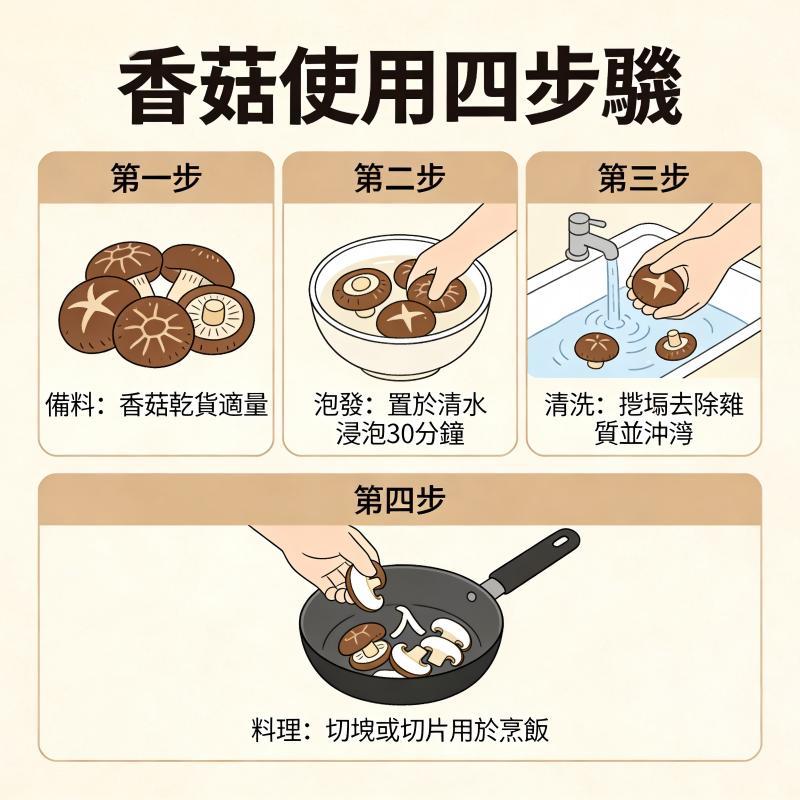 家常料理山珍乾貨 香信菇竹笙 天然無添加