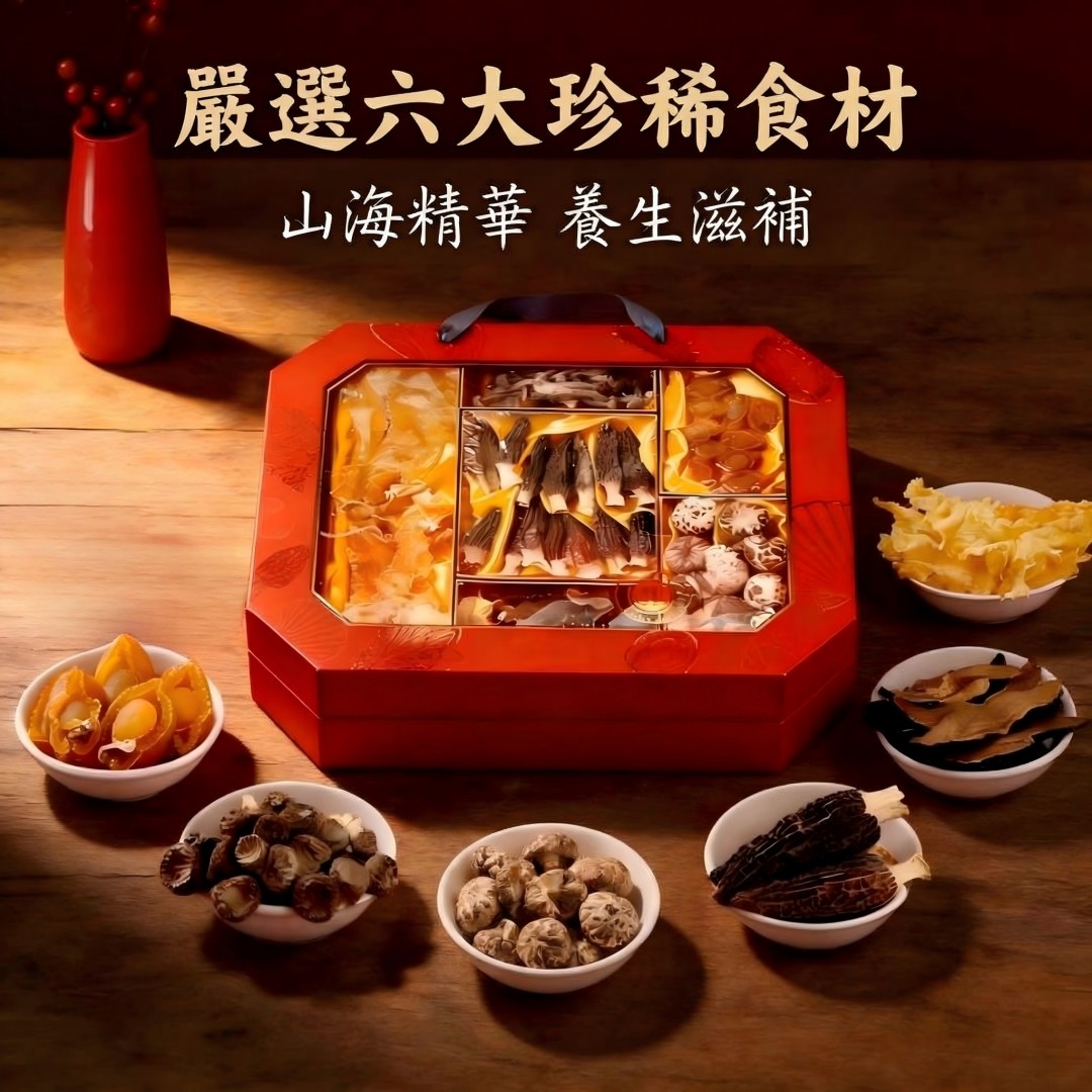 月子滋補禮盒 天然無硫山珍 新竹物流配送