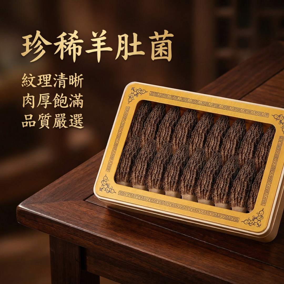 羊肚菌50g禮盒 燉湯鮮甜 台灣送禮佳品