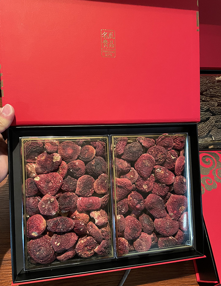 武夷山野生红蘑菇礼盒｜送礼首选