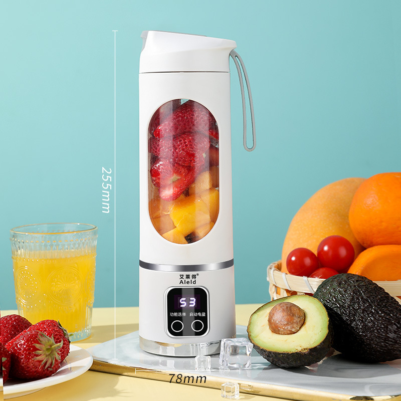 เครื่องปั่นผลไม้‼️ไร้สาย ใช้อเนกประสงค์ พกพาสะดวก ขนาด 450 ml. 10 ใบมีด สนใจกดดูสินค้าที่ตะกร้าได้เลยค่ะ