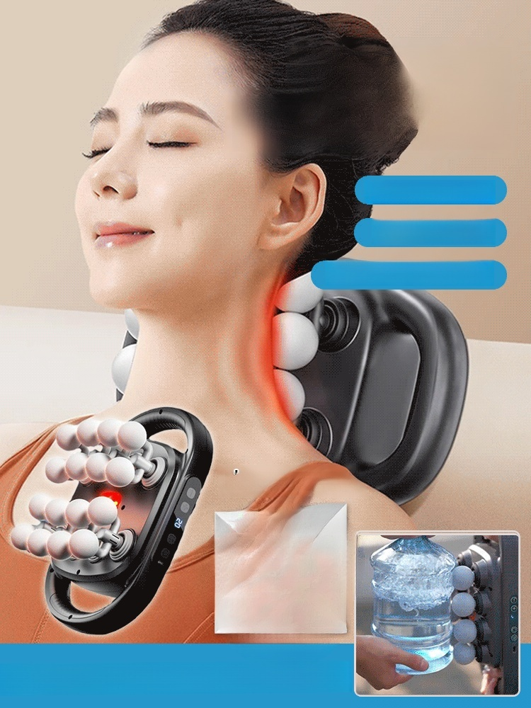 💕ปืนนวดพังผืด 16 หัวรุ่นใหม่ เจ๋งสุดๆ สำหรับการนวดบริเวณกว้าง! ผ่อนคลายกล้ามเนื้ออย่างล้ำลึก ด้วยแสงสีแดงที่ช่วยกระตุ้นพลังชีวิต  ✅ กดจุดเหมือนมือจริง สบาย