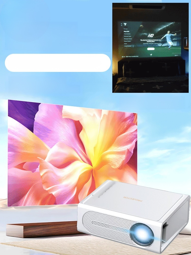 โปรเจ็คเตอร์เชื่อมต่อ Wifi ได้ตัวคุ้มรองรับ 4K และเเกเขียน 8K ด้วย ดีมากกก ทำให้การดูหนังสนุกขึ้นมากก เหมือนอยู่ในโรง เสียงดังฟังชัด ภาพชัดสุดๆ 🎥