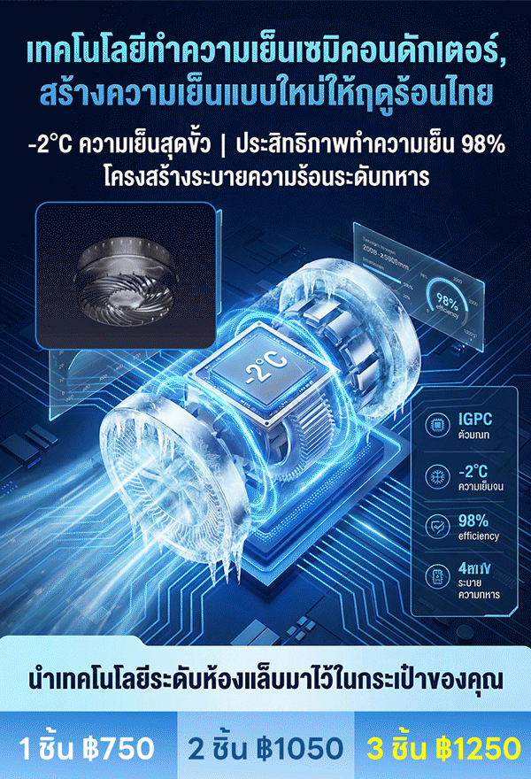 พัดลมประคบเย็นดิจิตอลความเร็วสูง