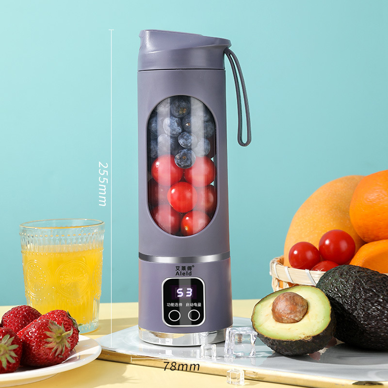 เครื่องปั่นผลไม้‼️ไร้สาย ใช้อเนกประสงค์ พกพาสะดวก ขนาด 450 ml. 10 ใบมีด สนใจกดดูสินค้าที่ตะกร้าได้เลยค่ะ